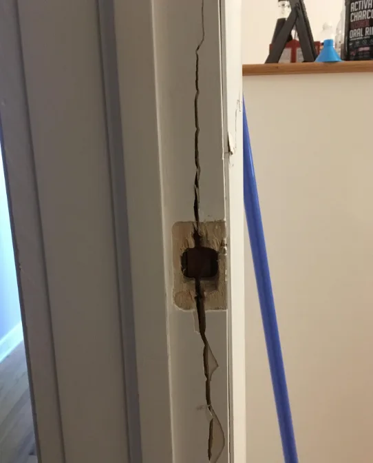 Post-burglary door repair and reinforcement