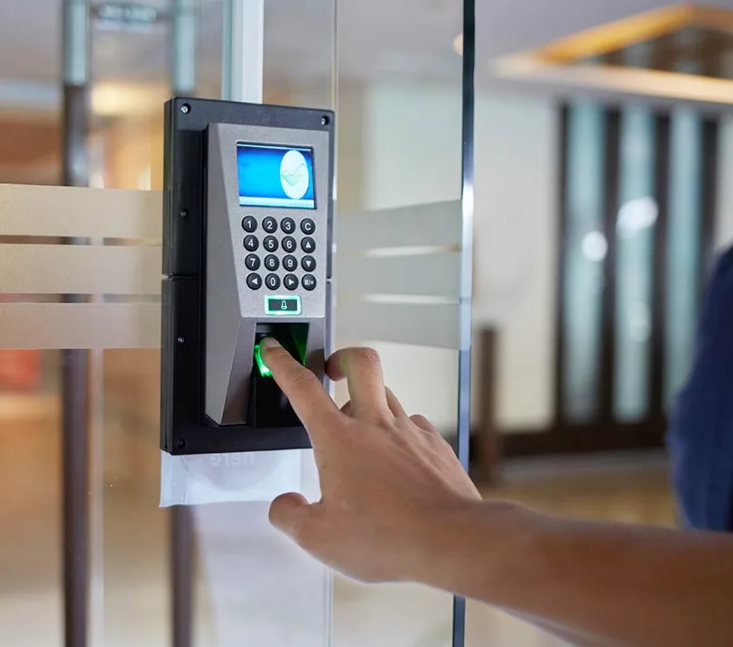 Commercial access control system installation