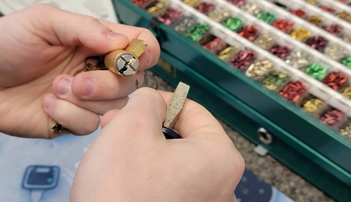Master key system installation