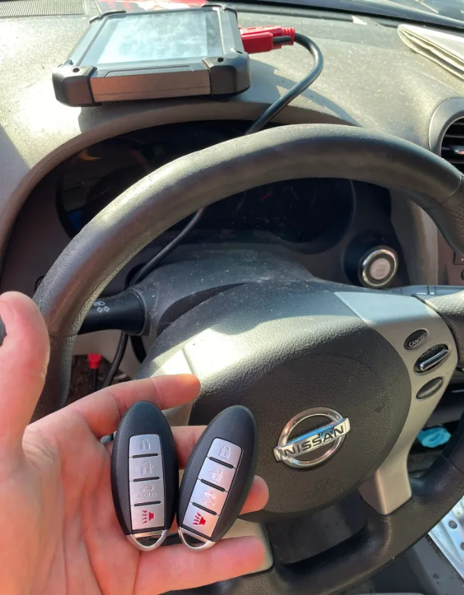 Nissan smart key fob programming