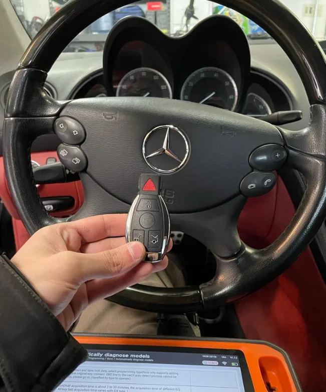 Mercedes key programming with specialty equipment